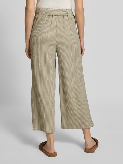 Tom Tailor Denim High Rise Culotte mit Bindegürtel Schilf 5