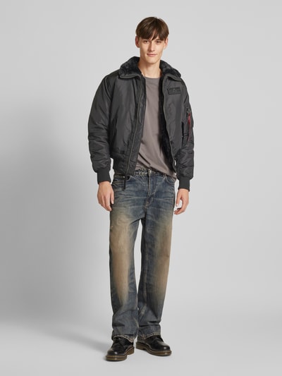 Alpha Industries Bomberjacke mit Black 1