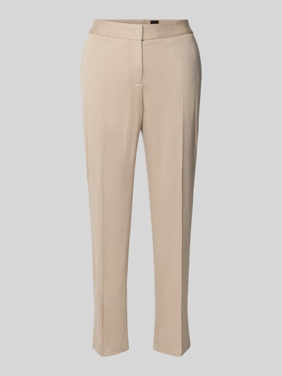 BOSS Regular fit smalle broek van viscosemix, model 'Tapria-Crop4' Beige - 2