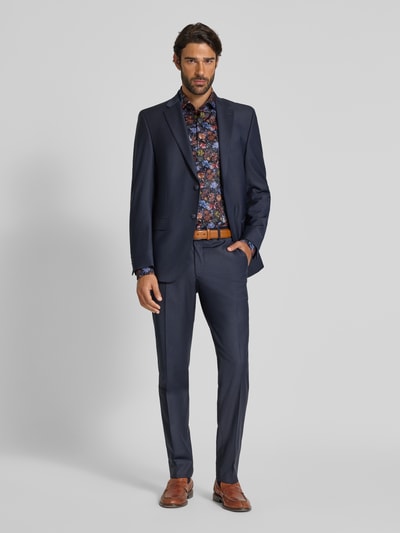 OLYMP SIGNATURE SLIM FIT Slim fit zakelijk overhemd met kentkraag, model 'Savio' Marineblauw - 1