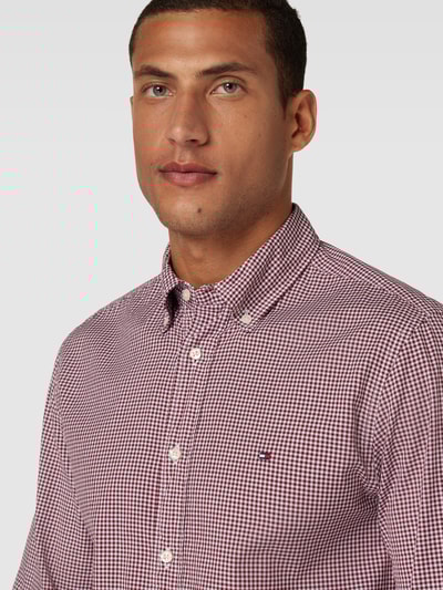 Tommy Hilfiger Vrijetijdsoverhemd met button-downkraag Donkerrood - 3