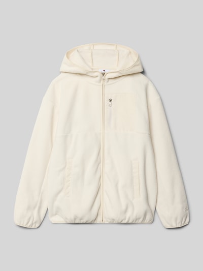 CHAMPION Bluza rozpinana z kapturem i wpuszczanymi kieszeniami Écru 1