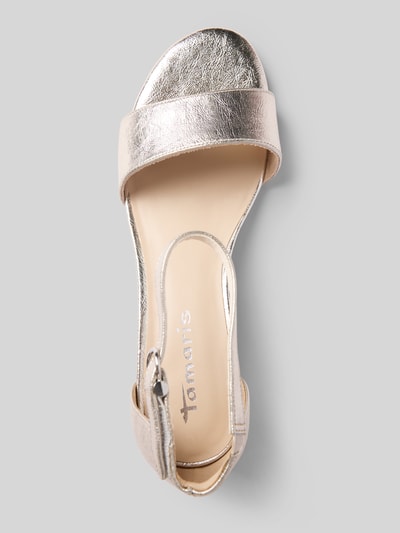 Tamaris High Heels mit Dornschließe Silber 3