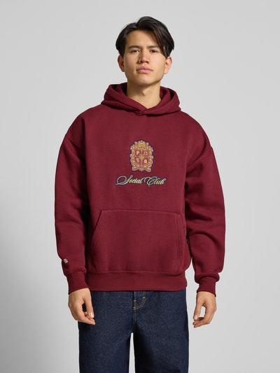 PROHIBITED Hoodie met capuchon Bordeaux - 4