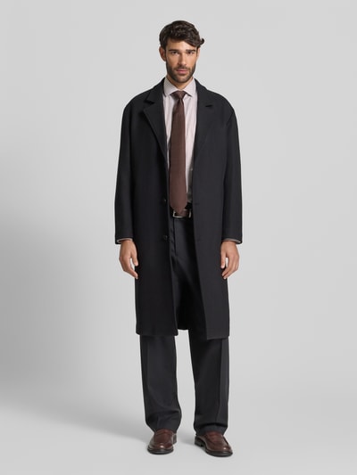 Christian Berg Men Regular Fit Business-Hemd mit Haifischkragen Mittelbraun 1