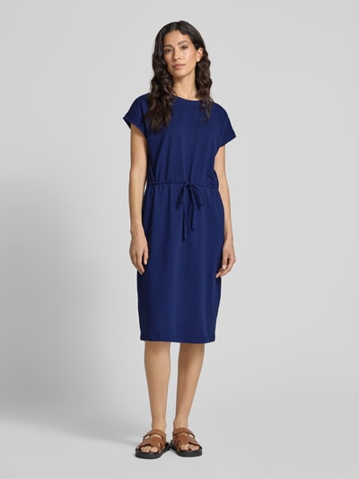 B.Young Knielanges Kleid mit Tunnelzug Modell 'PANDINNA' Marine 4