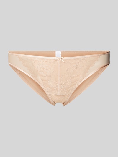 Mey Slip met kanten details Beige - 1