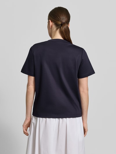 COMMA T-Shirt mit Ziersteinbesatz Marine 5