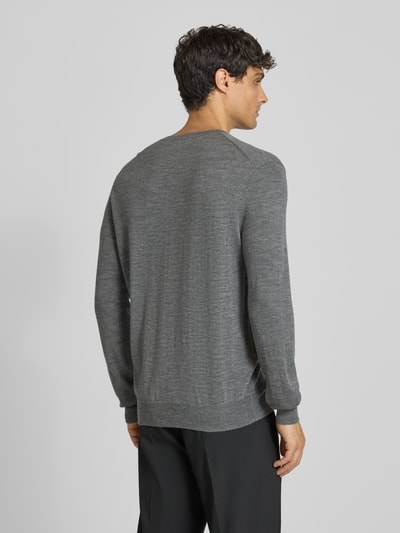 Polo Ralph Lauren Sweter z dzianiny z wełny merino Jasnoszary 5