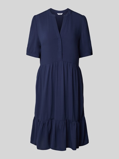 ZABAIONE Knielange jurk van viscose, model 'Am44elia' Marineblauw - 2