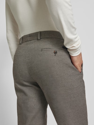 JOOP! Collection Slim fit broek met riem, model 'Hank' Beige - 3