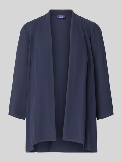 Produktfoto, Relaxed Fit Jacke in semitransparentem Design von Vera Mont, ciemnoniebieska, prosta forma, gładka tekstura, damska