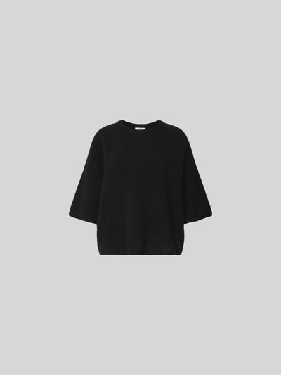 Filippa K Oversized T-Shirt aus Woll-Mix Black 2