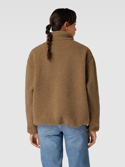 Carhartt Work In Progress Fleecepullover mit Känguru-Tasche Modell 'ELLIOT' Camel 5