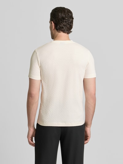 JOOP! COLLECTION T-Shirt mit geripptem Rundhalsausschnitt Offwhite 5
