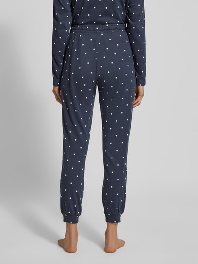 Jake*s Casual Pyjamabroek met tunnelkoord Donkerblauw - 5