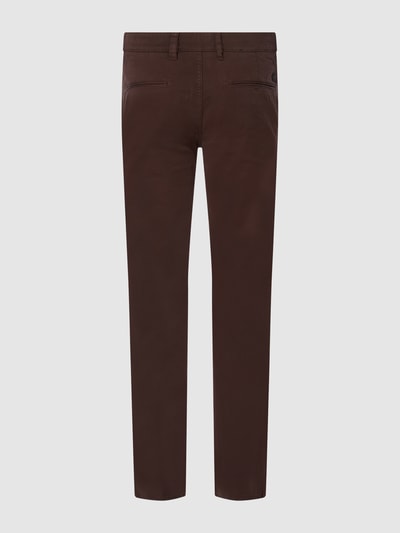 BOSS Orange Slim Fit Chino mit Label-Detail Modell 'Schino' Dunkelbraun 3