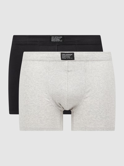 Levi's® Boxershort met stretch in set van 2  Lichtgrijs gemêleerd - 1