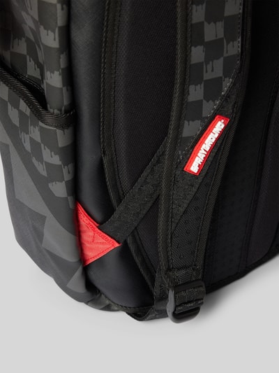 Sprayground Rucksack mit Label-Patch Modell 'HANGOVER DRIP CHECK' Black 2