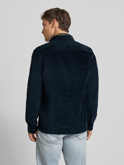 Barbour Regular fit ribcordoverhemd van katoenmix Marineblauw - 5