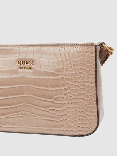 Guess Pochette mit Kroko-Prägung  Sand 3