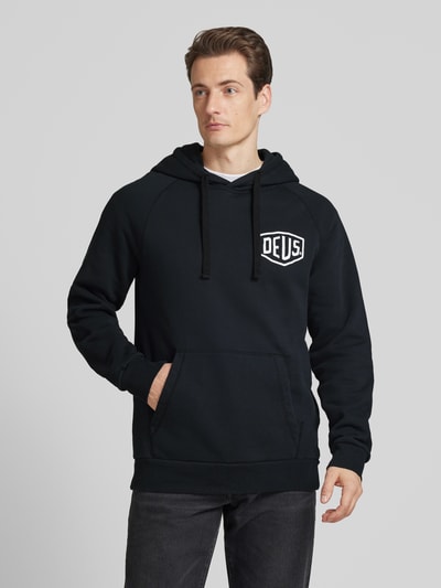 DEUS EX MACHINA Hoodie mit Label-Print Modell 'Venice Address' Black 4