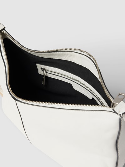 LIEBESKIND BERLIN Crossbody Bag aus Leder mit Label-Detail Offwhite 5