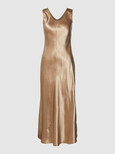 MaxMara Leisure Midi-jurk met boothals, model 'CAPUA' Goud gemêleerd - 2