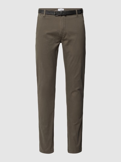 Lindbergh Classic Fit Chino mit Gesäßtaschen Oliv 2