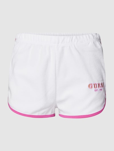 Guess Sweatshorts aus Frottee Weiss 2