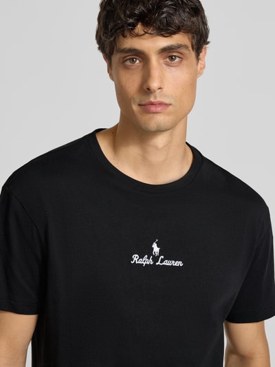 Polo Ralph Lauren T-shirt met labelstitching Zwart - 3