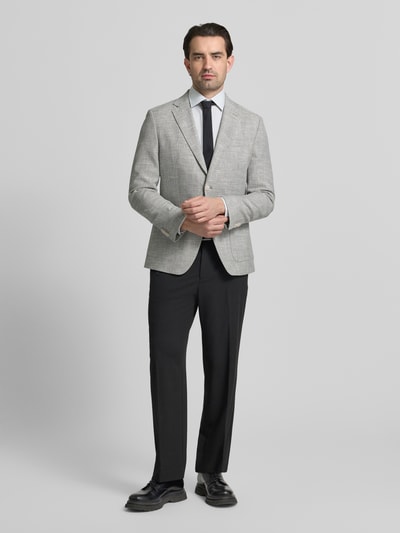 BOSS Regular Fit Sakko aus Baumwoll-Viskose-Mix mit Leinen-Anteil Modell 'HUTSON' Mint 1