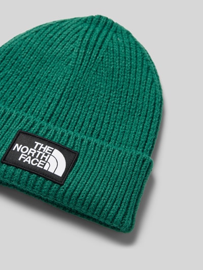 The North Face Czapka z dzianiny z naszywką z logo Zielony 2