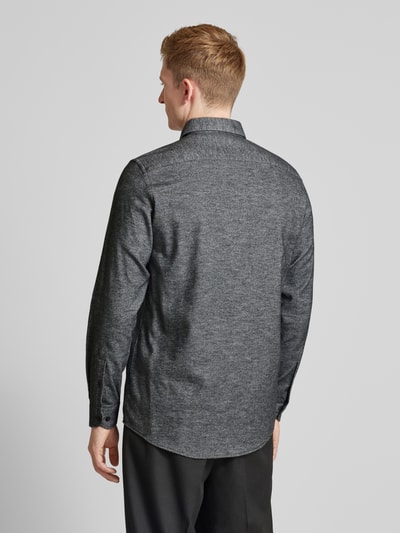 HECHTER PARIS Regular Fit Freizeithemd mit Button-Down-Kragen Hellgrau 5