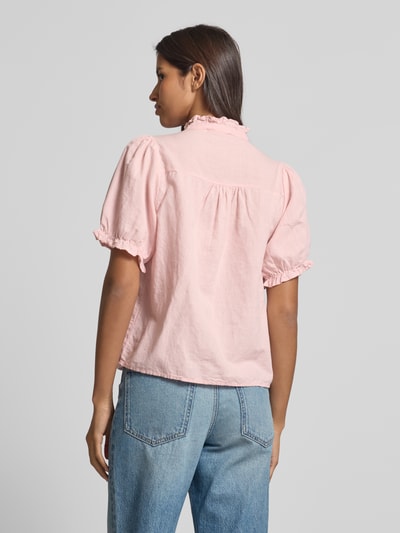 Neo Noir Bluzka z dekoltem w serek model ‘Odesa’ Różowy 5