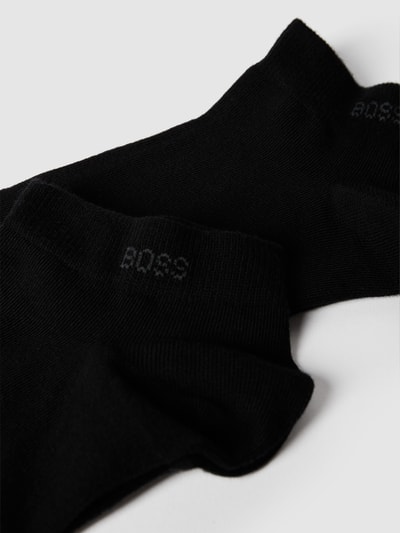 BOSS Sneakersocken mit Label-Print im 2er-Pack Black 2