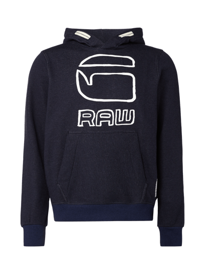 G-Star Raw Hoodie mit großem Logo-Print (marine melange) online kaufen