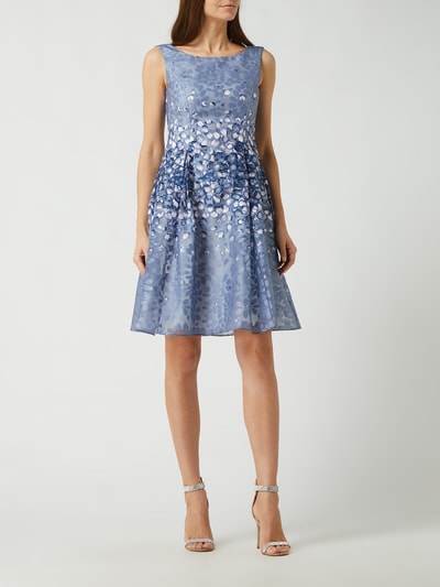 Christian Berg Cocktail Cocktailkleid aus Organza  Blau 1