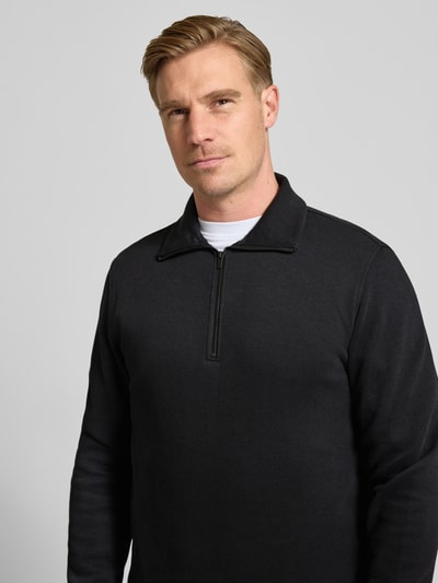 SELECTED HOMME Sweatshirt aus Baumwoll-Mix Modell 'KEV' Black 3
