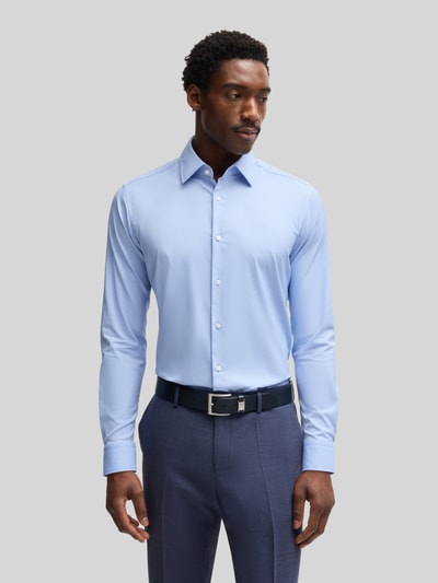 BOSS Regular Fit Businesshemd aus Stretch-Twill Modell 'P-JOE-KENT-C1-222' Bleu 4