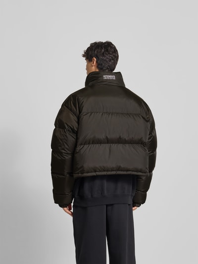 VETEMENTS Steppjacke mit Logo-Stitching Black 5