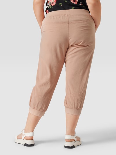 KAFFE Curve PLUS SIZE Caprihose mit Eingrifftaschen Rose 5