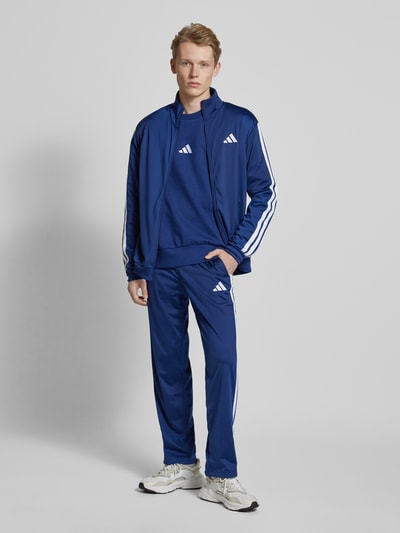 ADIDAS SPORTSWEAR Spodnie treningowe z prostą nogawką i wyhaftowanym logo Ciemnoniebieski 1