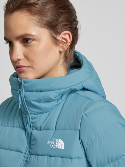 The North Face Gewatteerde lange jas met capuchon, model 'Aconcagua' Petrol - 3