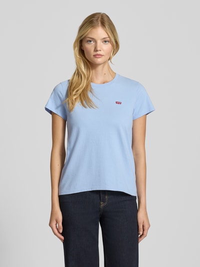 Levi's® T-shirt z wyhaftowanym logo Błękitny 4