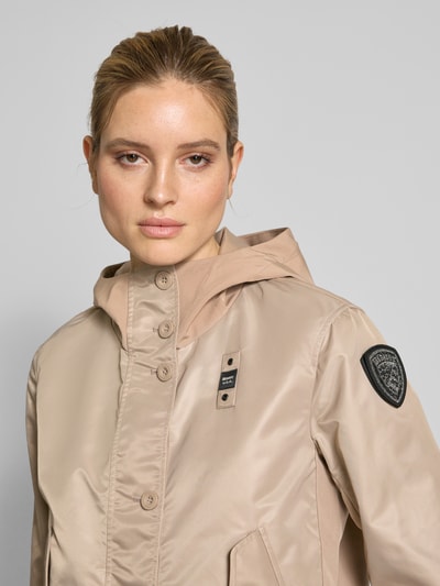 Blauer Usa Jacke mit Kapuze Modell 'MARCELA' Beige 3