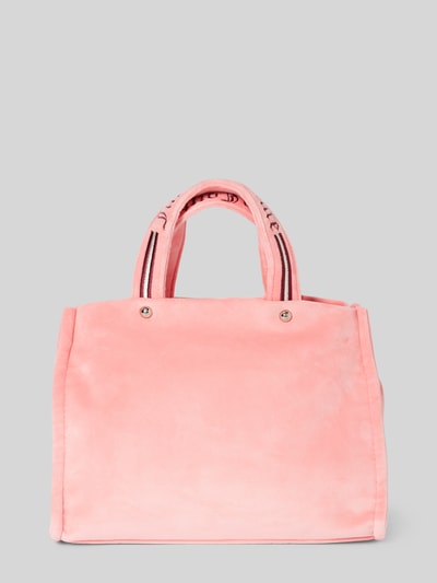 Juicy Couture Handtas met labelstitching, model 'IRIS' Felroze - 5