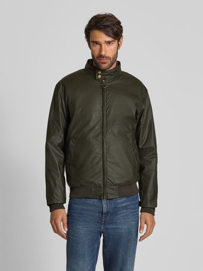 Barbour Regular Fit Wachsjacke aus reiner Baumwolle Oliv 4