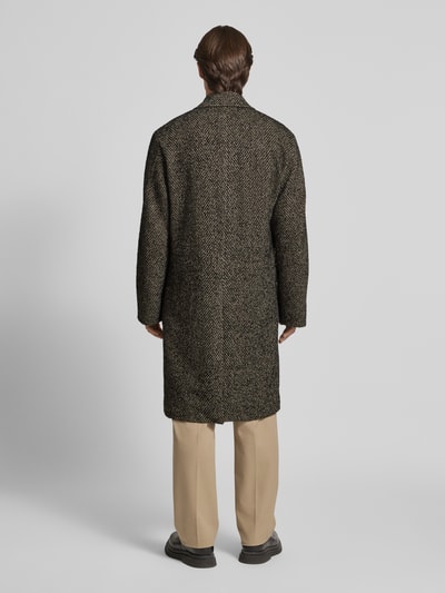 Drykorn Mantel aus Woll-Mix Modell 'MATESSO' Mittelbraun 5