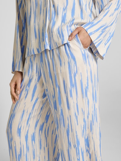 Selected Femme High Waist Hose mit elastischem Bund Modell 'BAELA' Offwhite 3